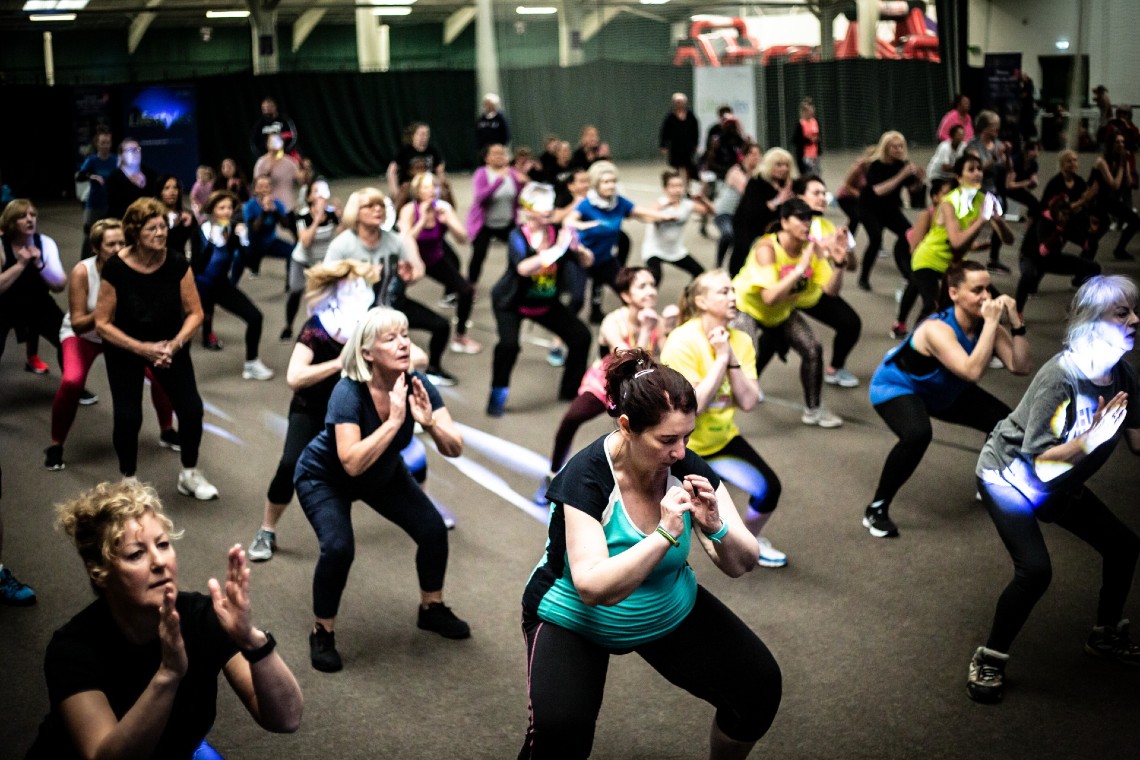 Zumba class at Garston